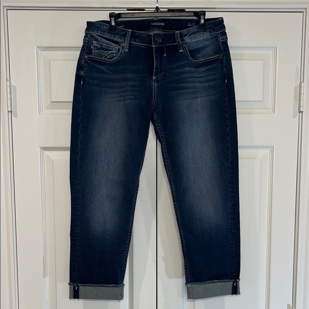 Vigoss Women's Ankle Jeans in Deep Indigo